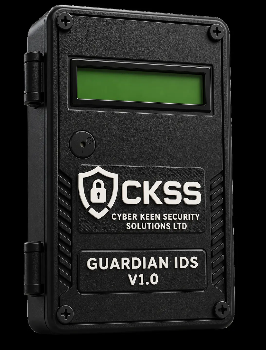 The Guardian IDS V1.0 detection unit photographed on a neutral surface.